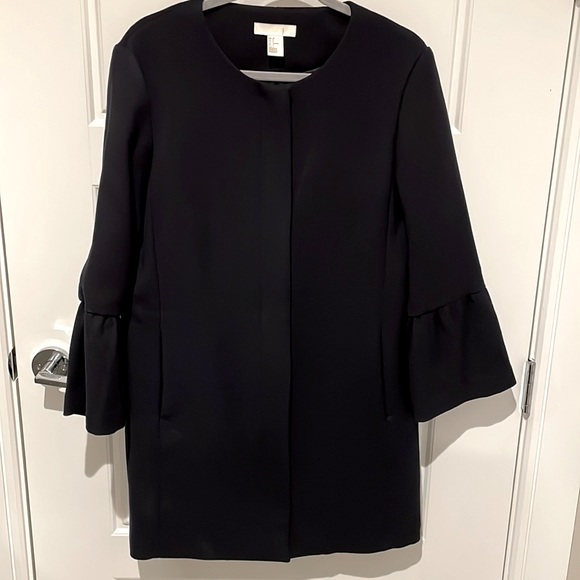 Dark blue coat w/pockets - Picture 4 of 5